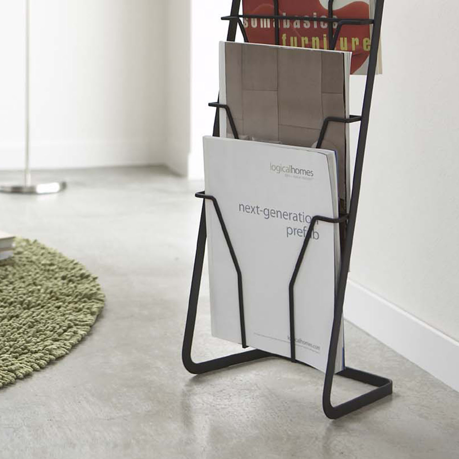 Tower Magazine Rack