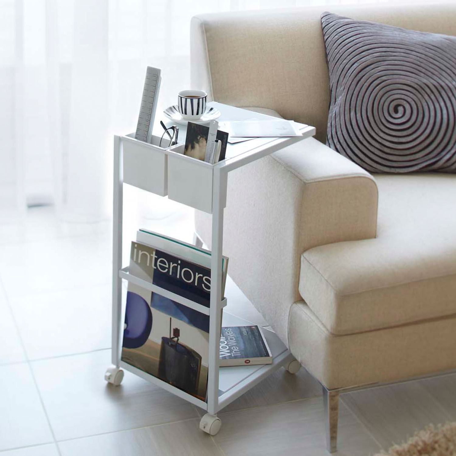 Tower Side Table Wagon