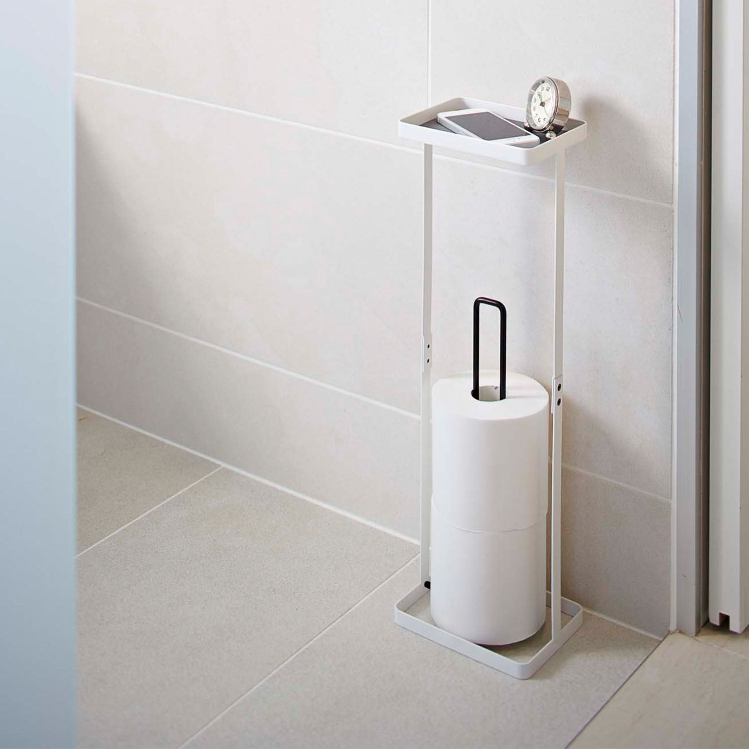 Toilet Paper Stand with Tray Plate