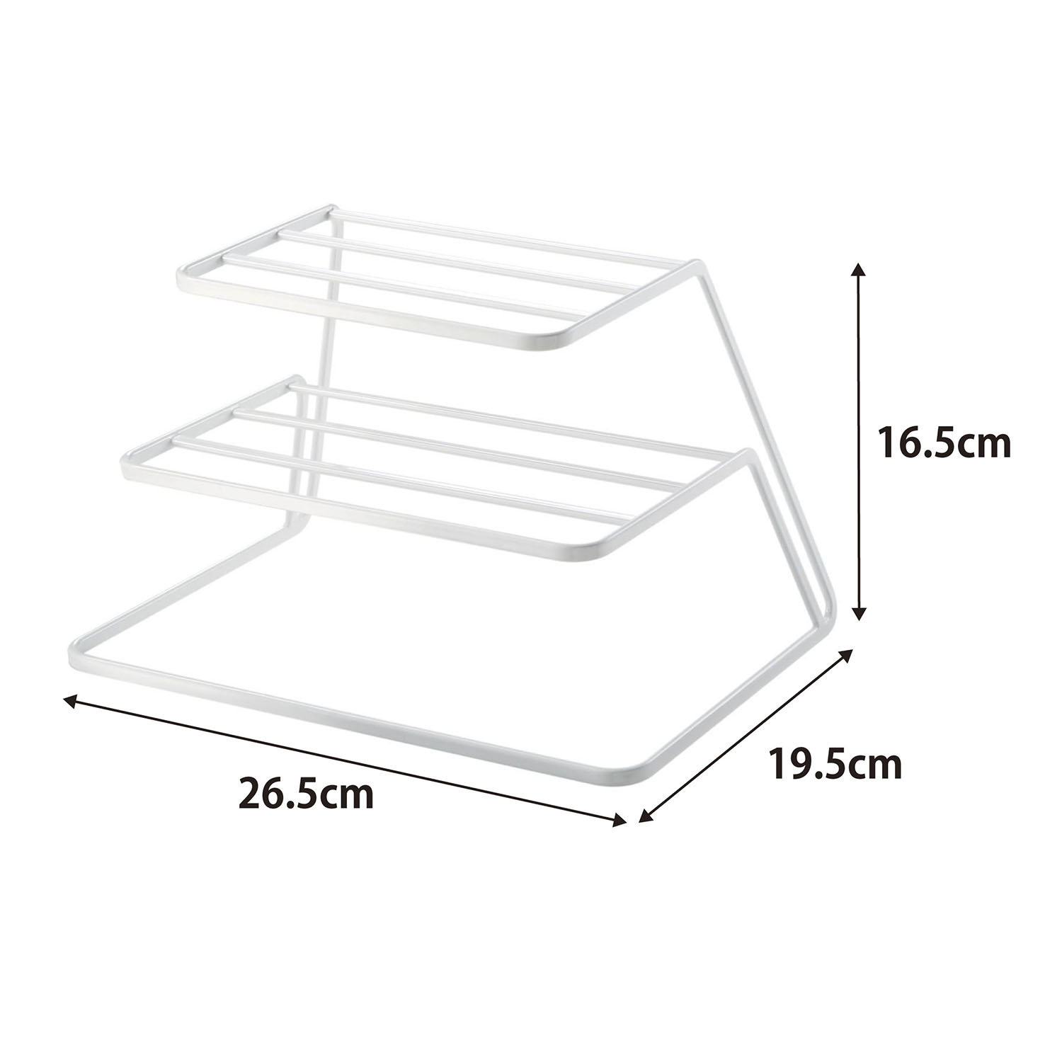Tower Dish Storage 3Steps Size Spec