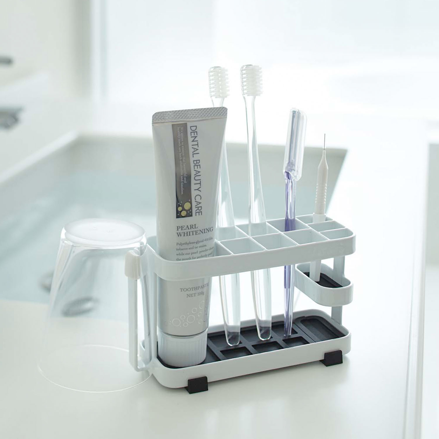 Tower Tooth Brush Stand Wide