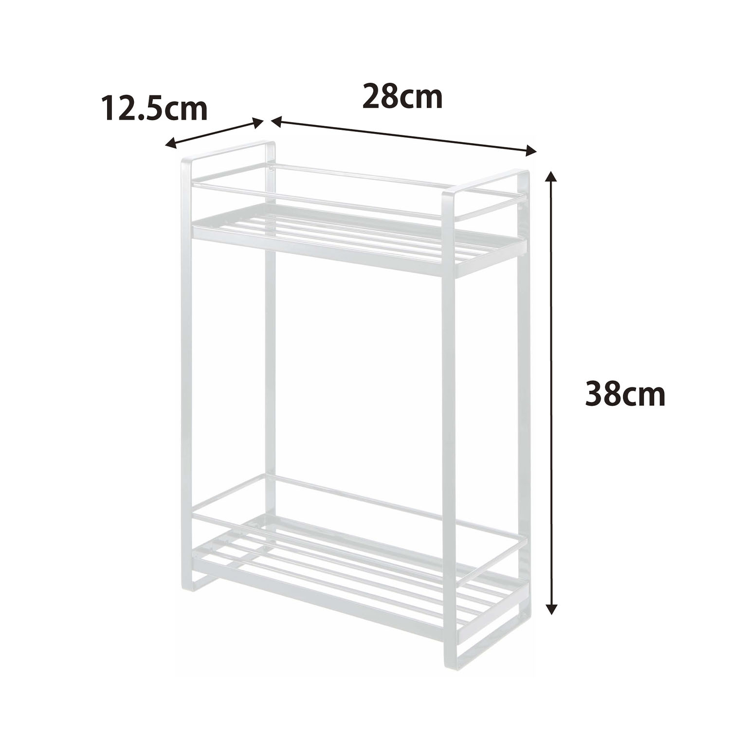 디스펜서 스탠드 1단 미스트 화이트 Size Spec