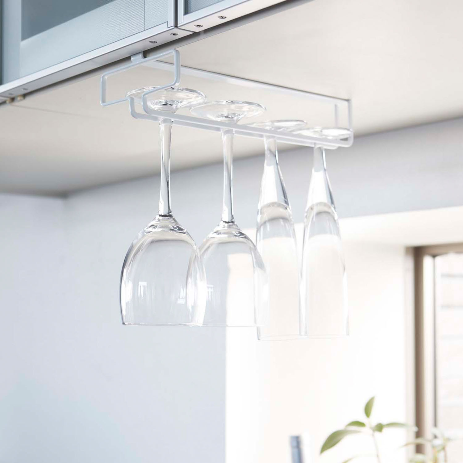 Tower Under Shelf Wine Glass Rack