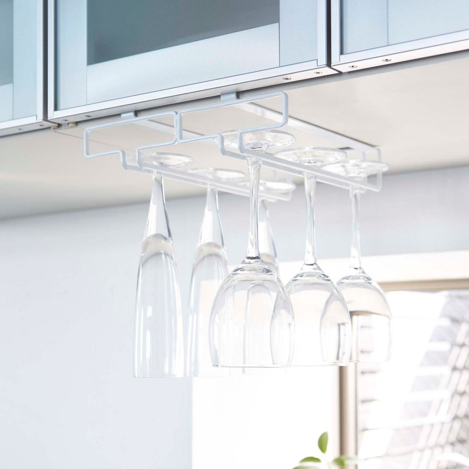 Tower Under Shelf Wine Glass Rack