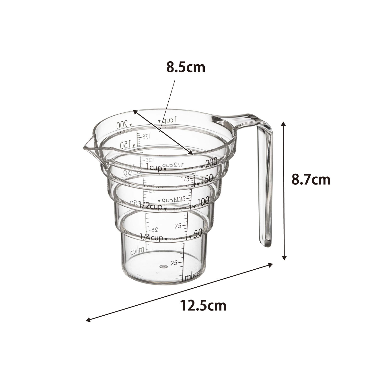Layer Measuring Cup S Size Spec