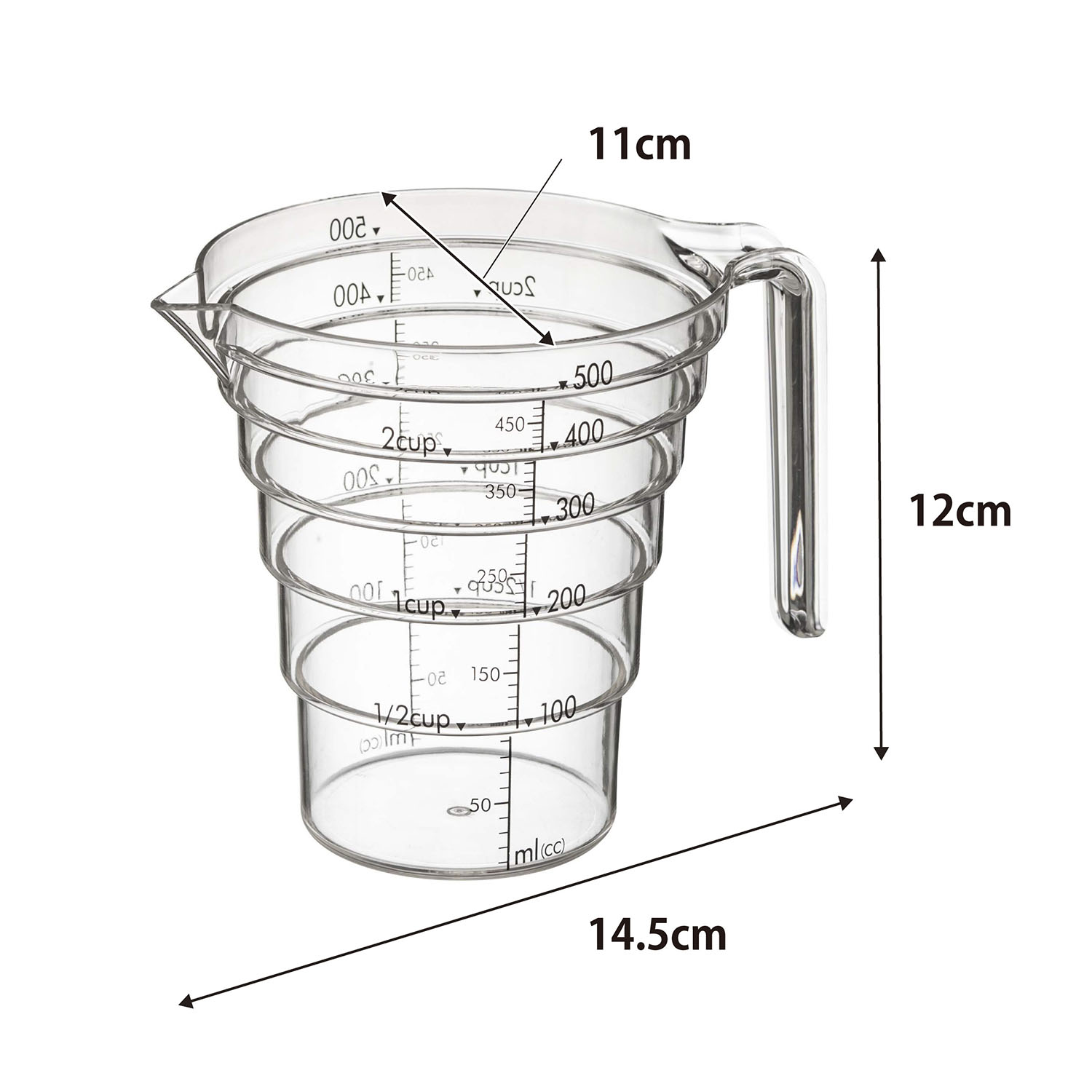 Layer Measuring Cup L Size Spec