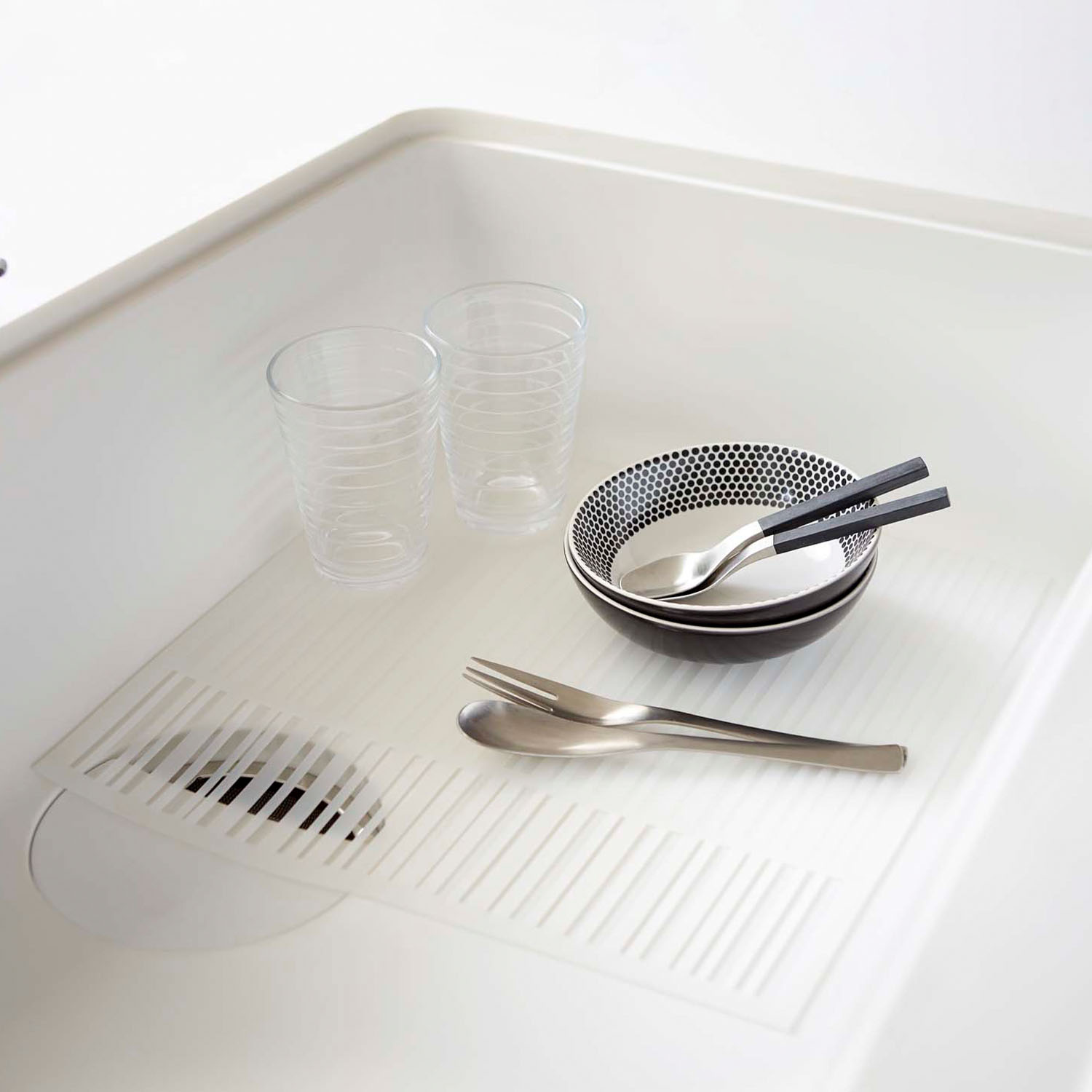 Aqua Kitchen Sink Mat