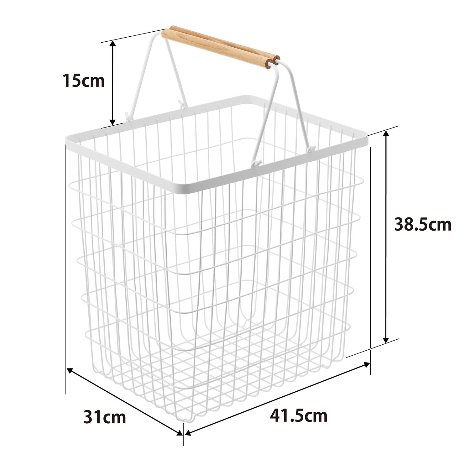 Tosca Laundry Basket L Size Spec