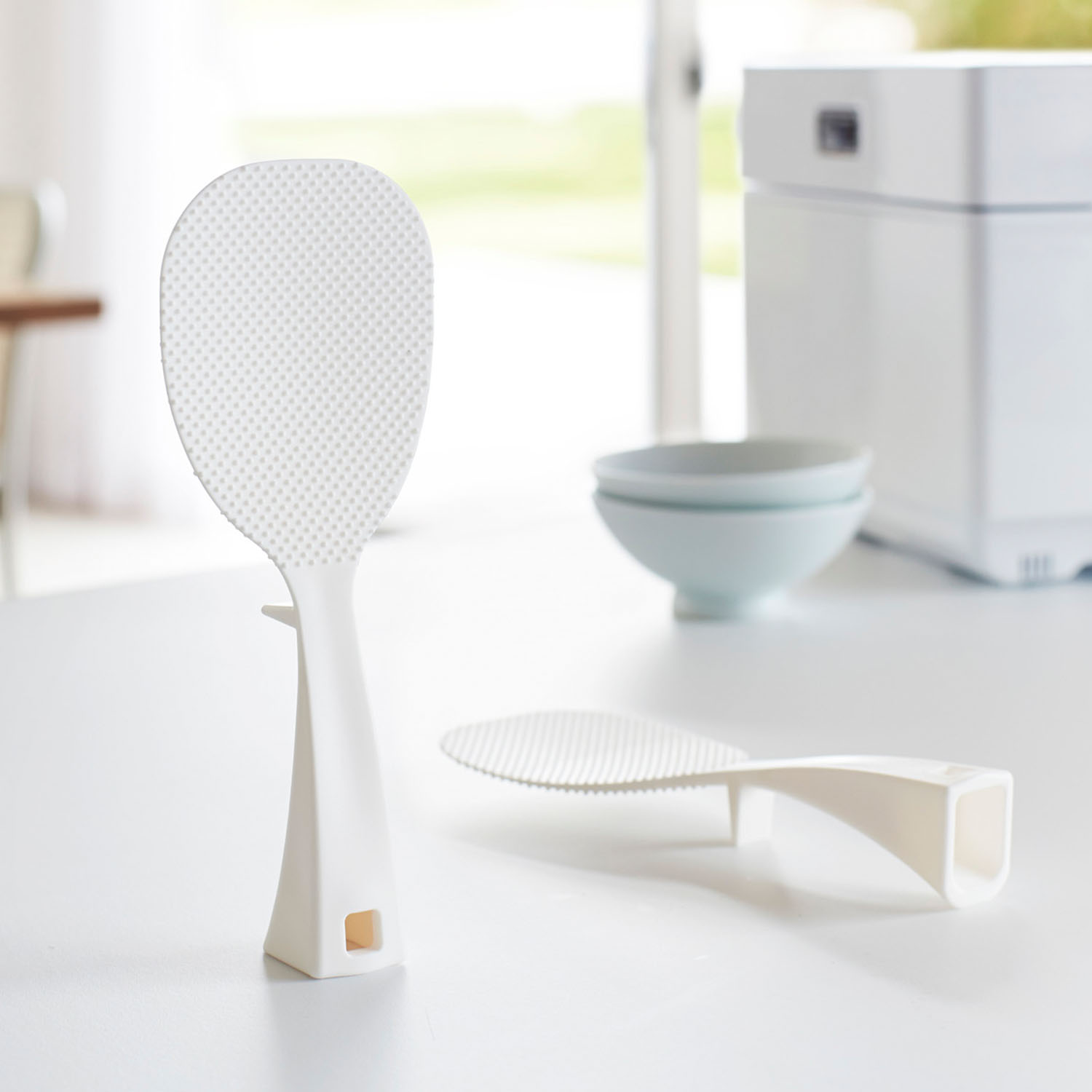 Tower Standing Rice Scoop