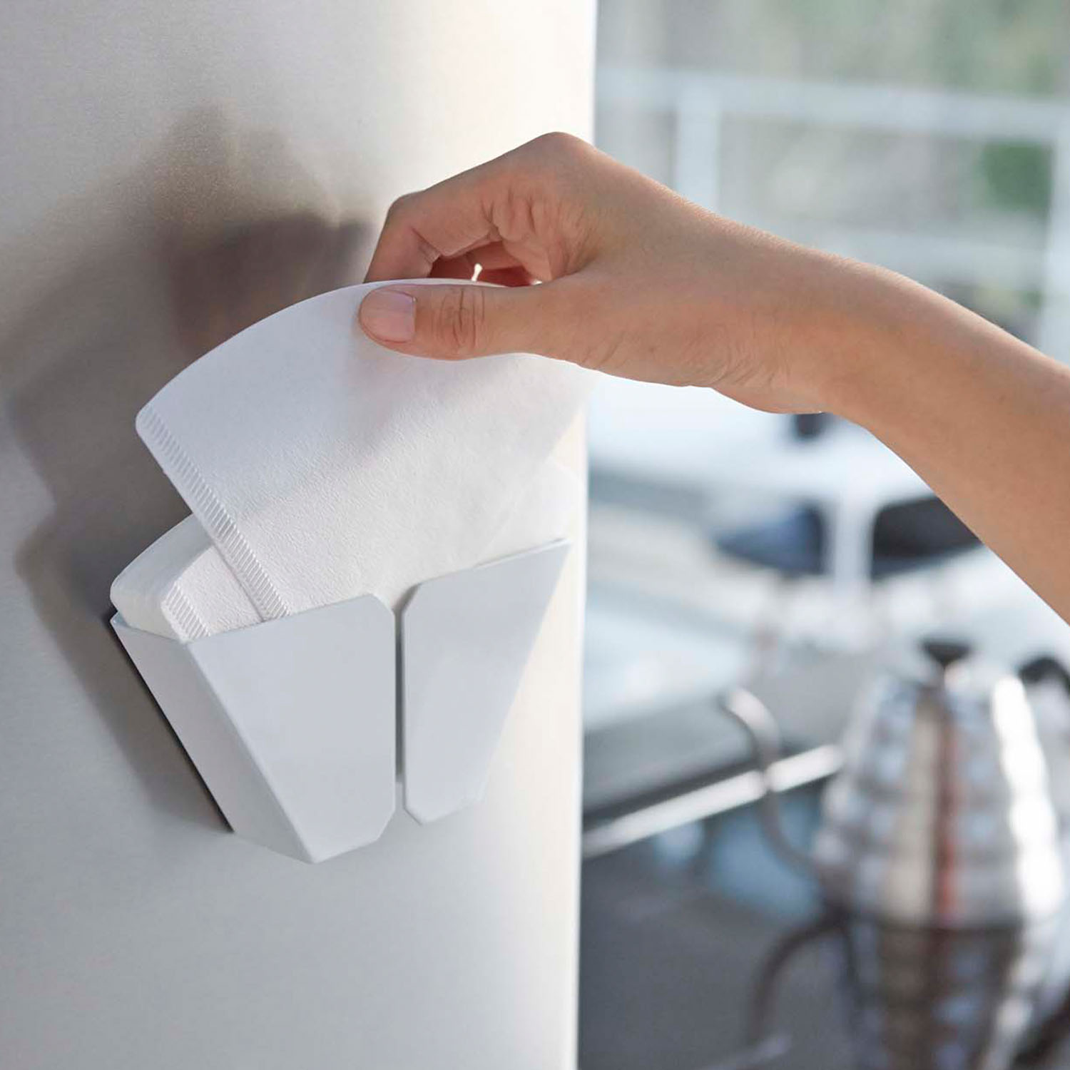 Tower Magnet Coffee Paper Filter Holder