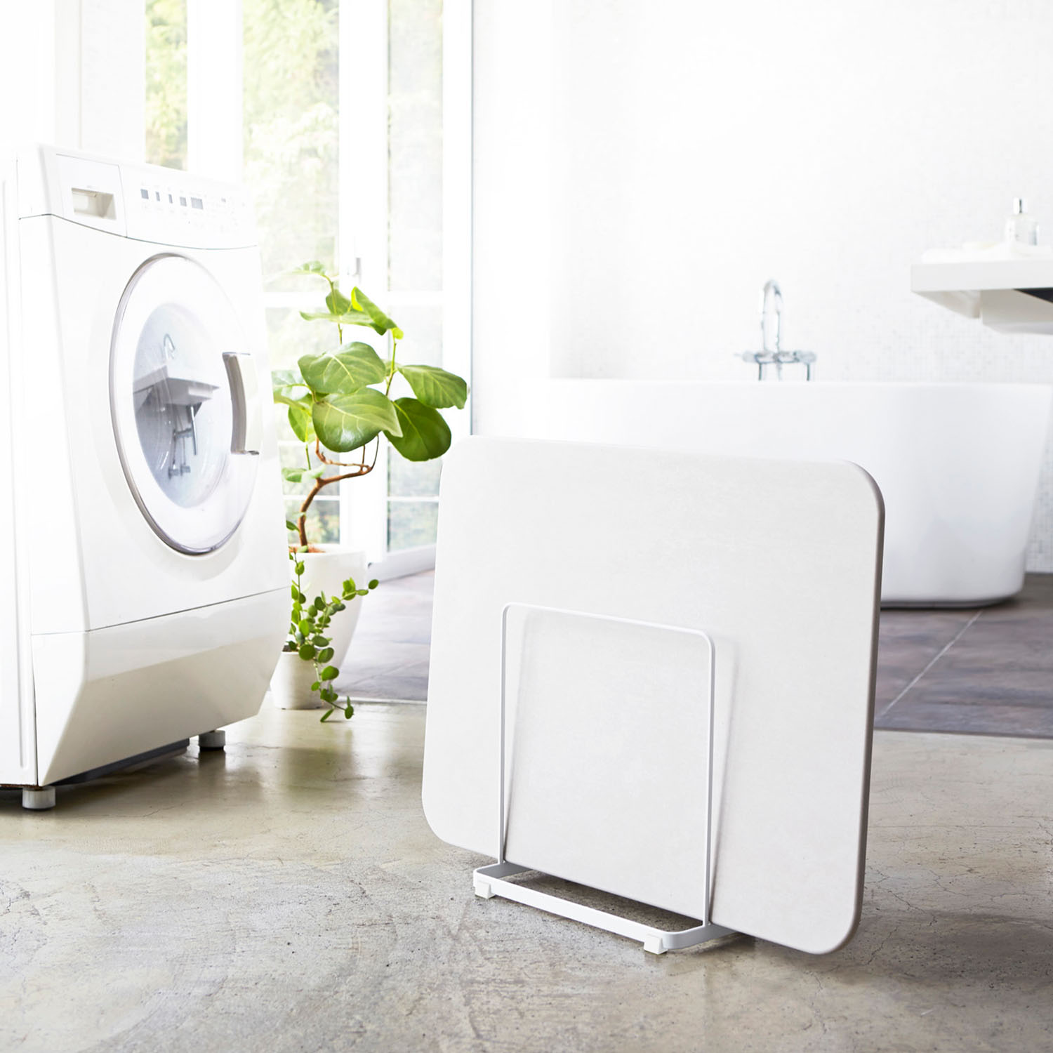 Diatomaceous Earth Bath Mat Stand Plate
