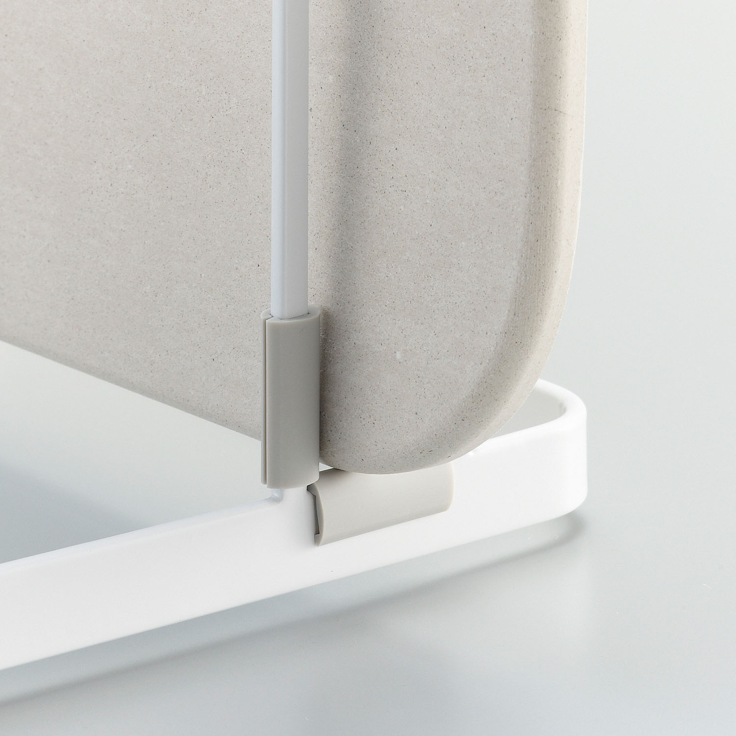 Diatomaceous Earth Bath Mat Stand Plate