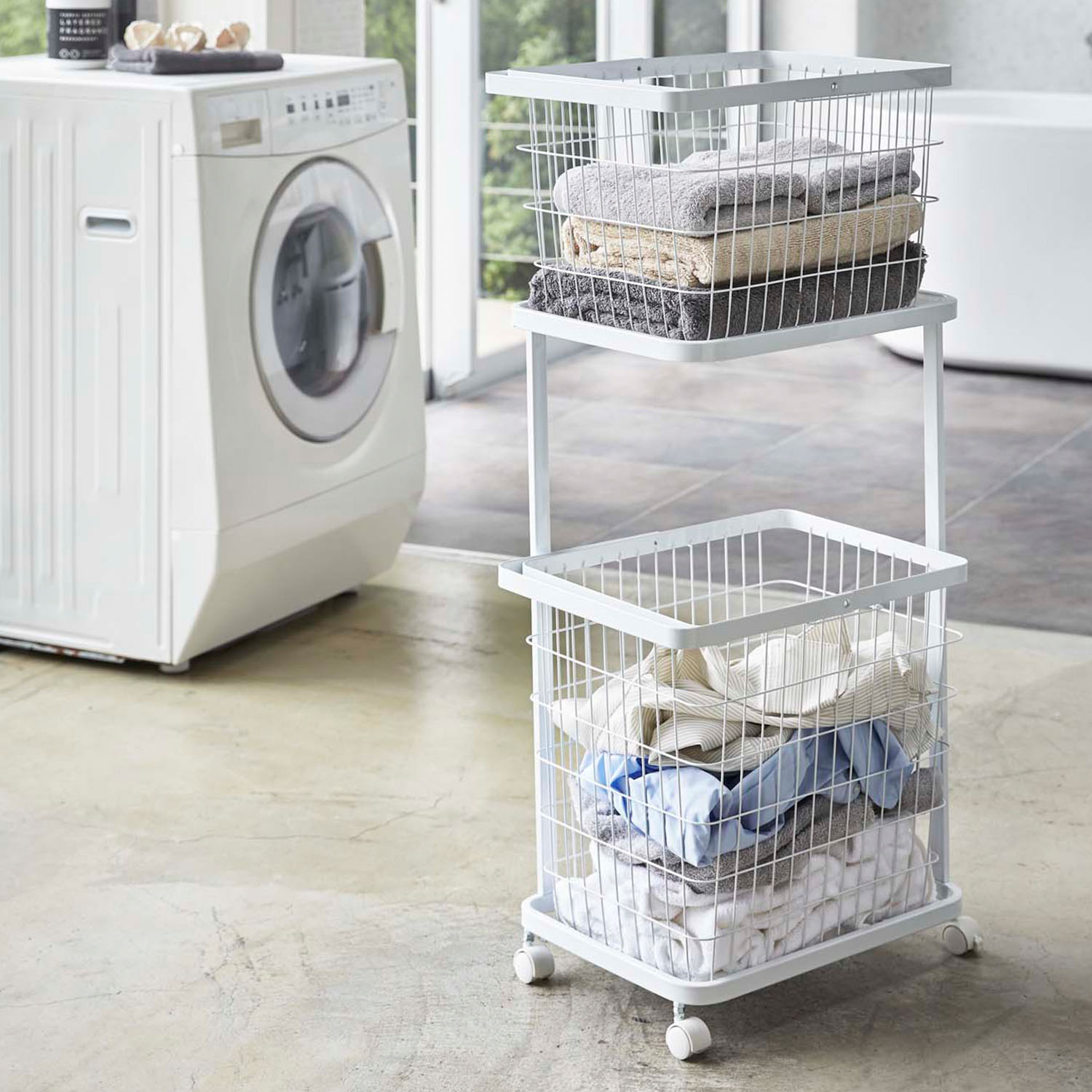 Tower Steel Wagon For Tower Laundry Basket