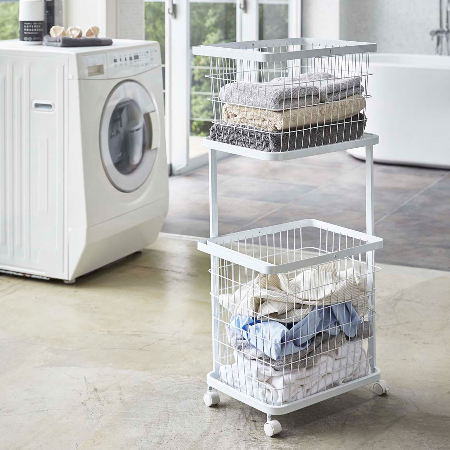 Tower Laundry Wagon + Basket