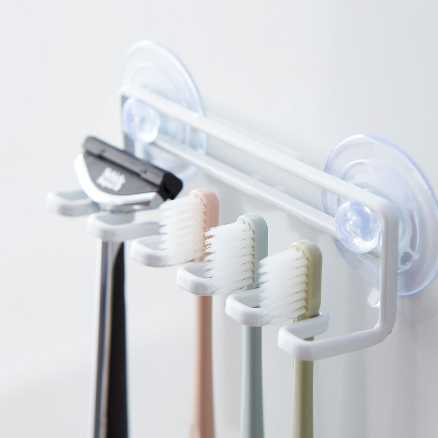 Tower Suction Cup Toothbrush Holder