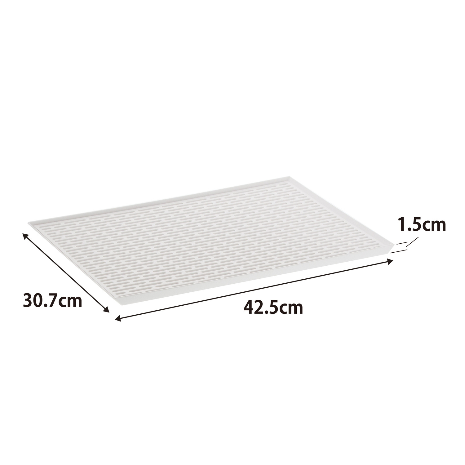 컵 및 다용도 주방용품 건조 정리대 와이드 타워 화이트 Size Spec