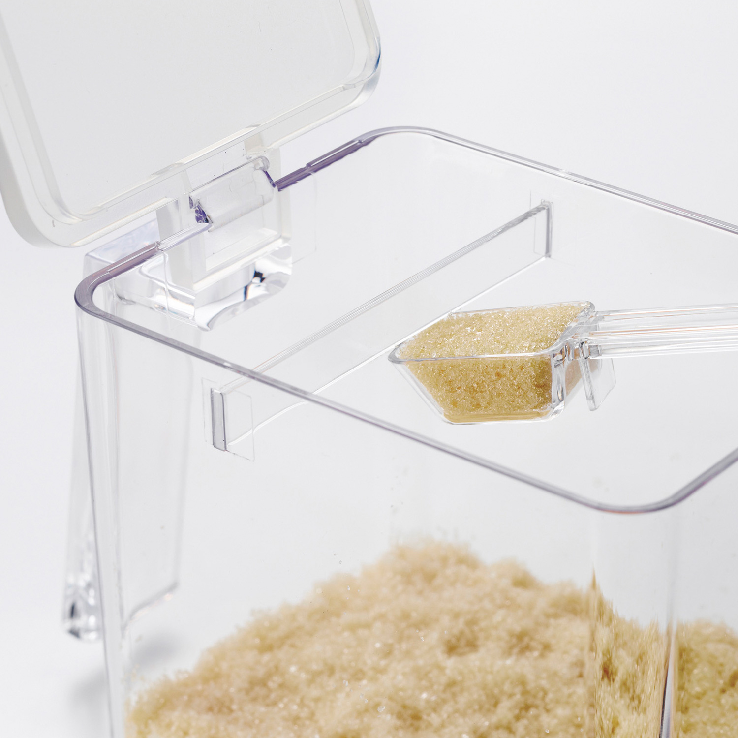 Tower Salt And Sugar Containers With Rack (3 Containers)