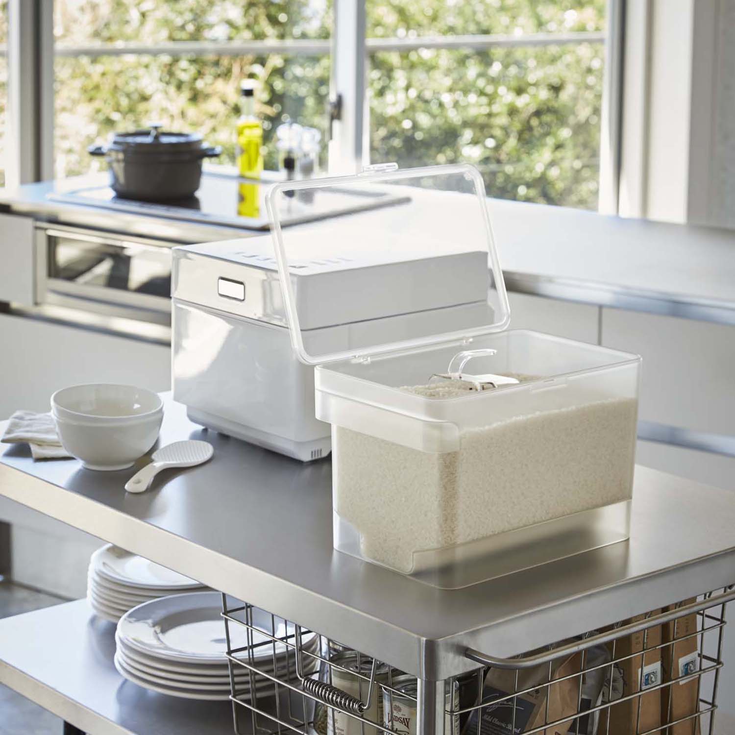 Plate Rice Stocker