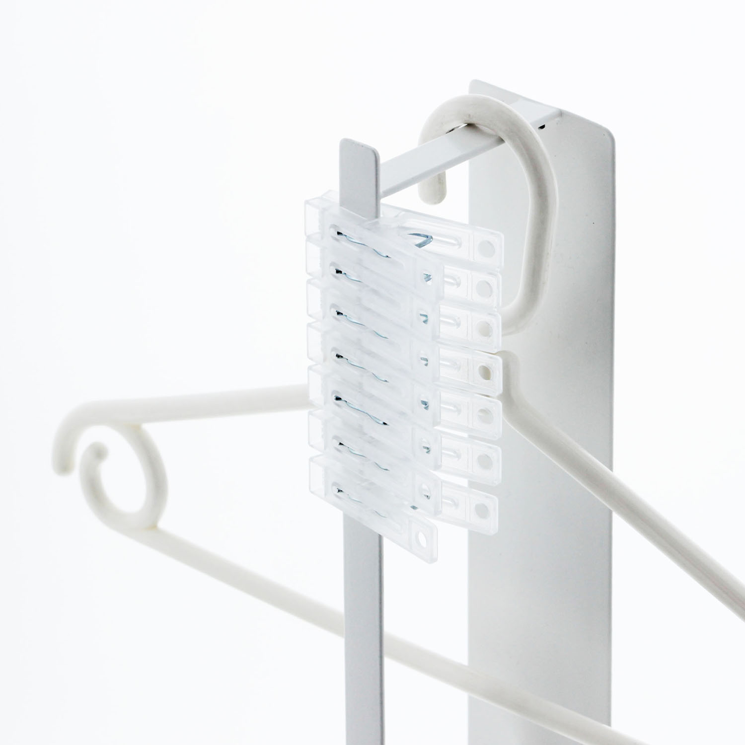 Tower Magnet Laundry Hanger Storage Rack