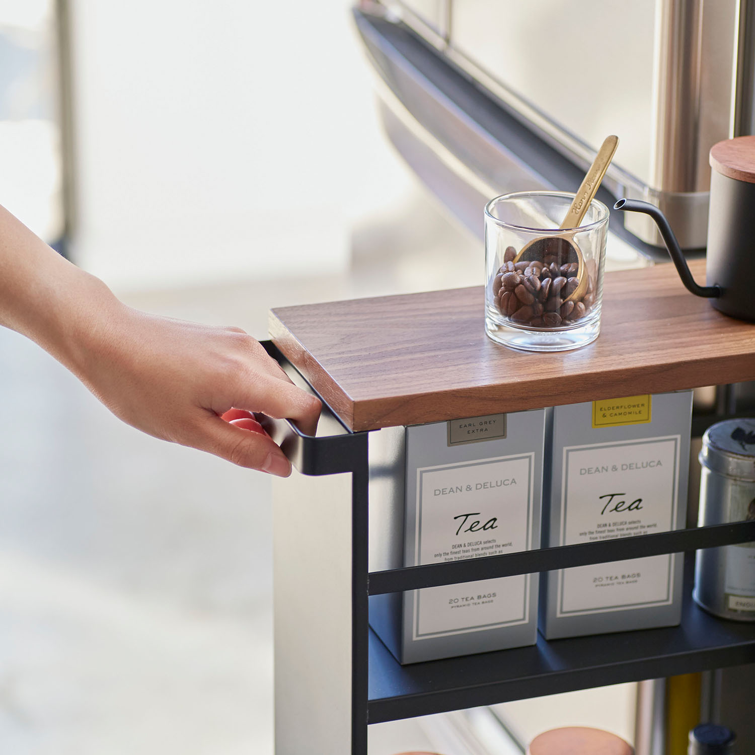Tower Rolling Slim Storage Cart With Handle