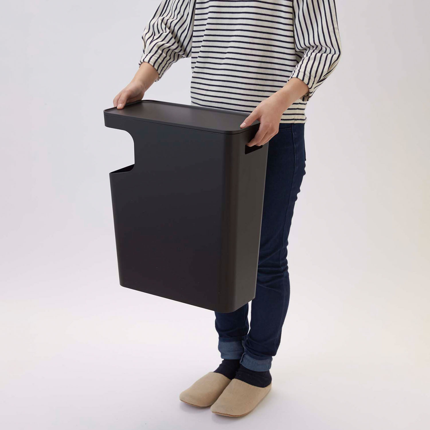 Tower Side Table And Rubbish Bin
