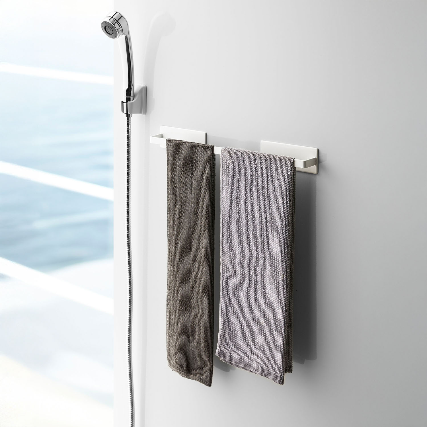 Mist Magnetic Bathroom Towel Wide Hanger