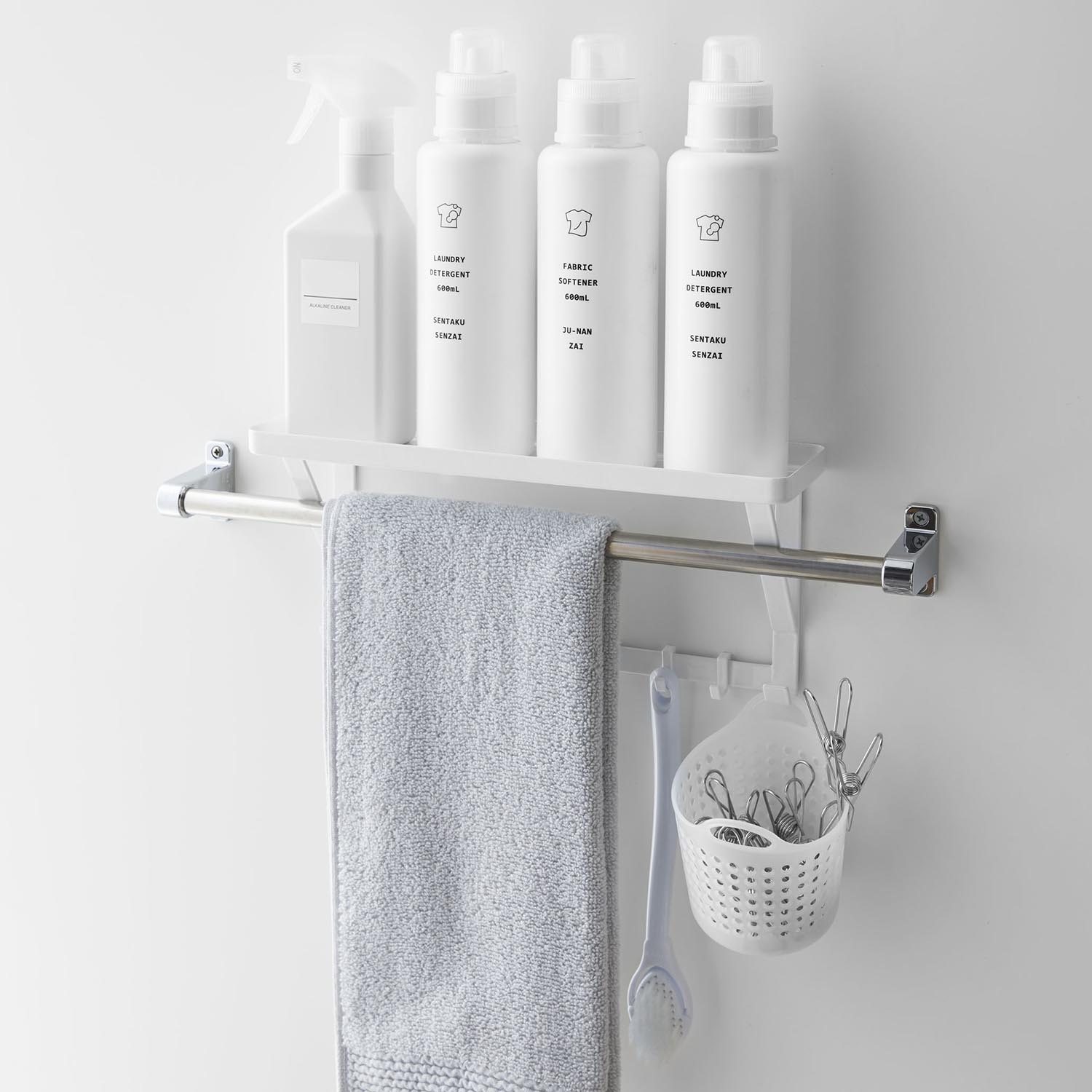 Mist Over-Towel Rack Shelf