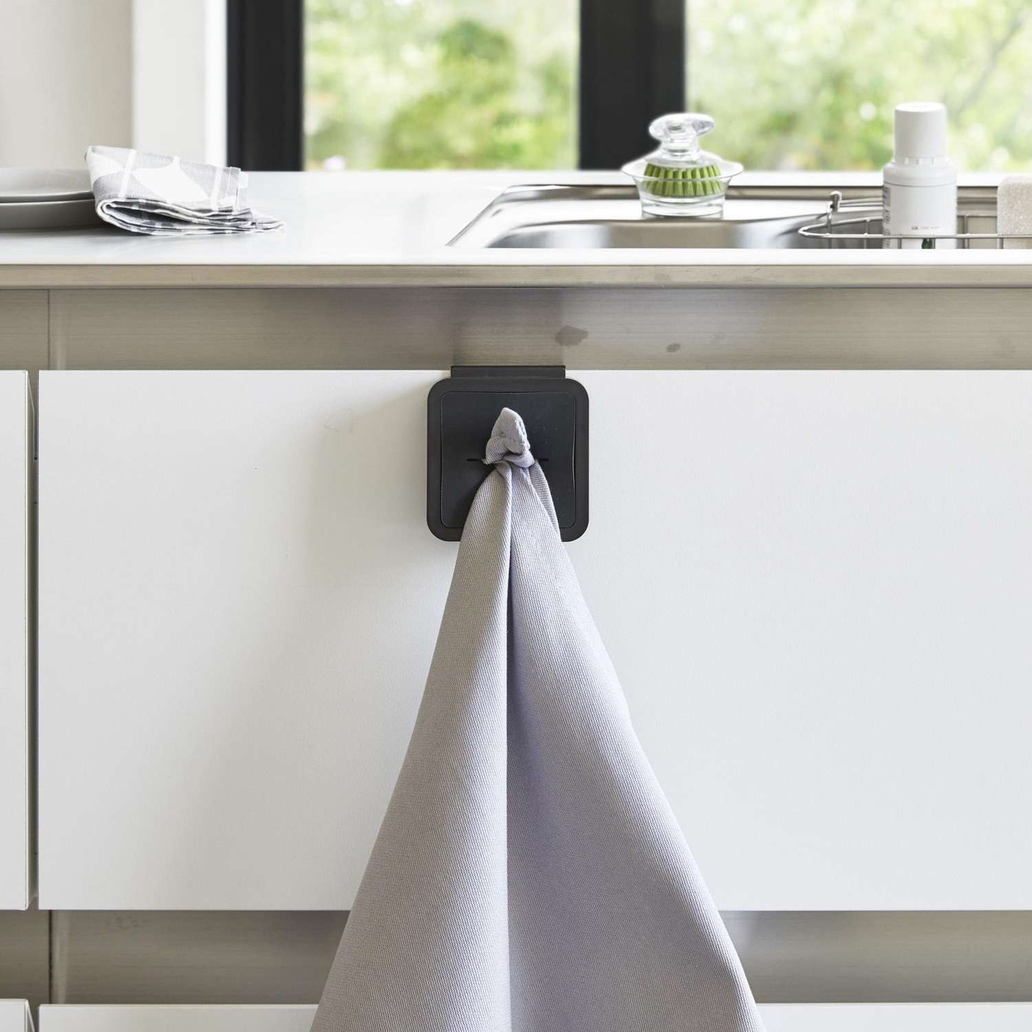 Tower Sink Door Towel Holder