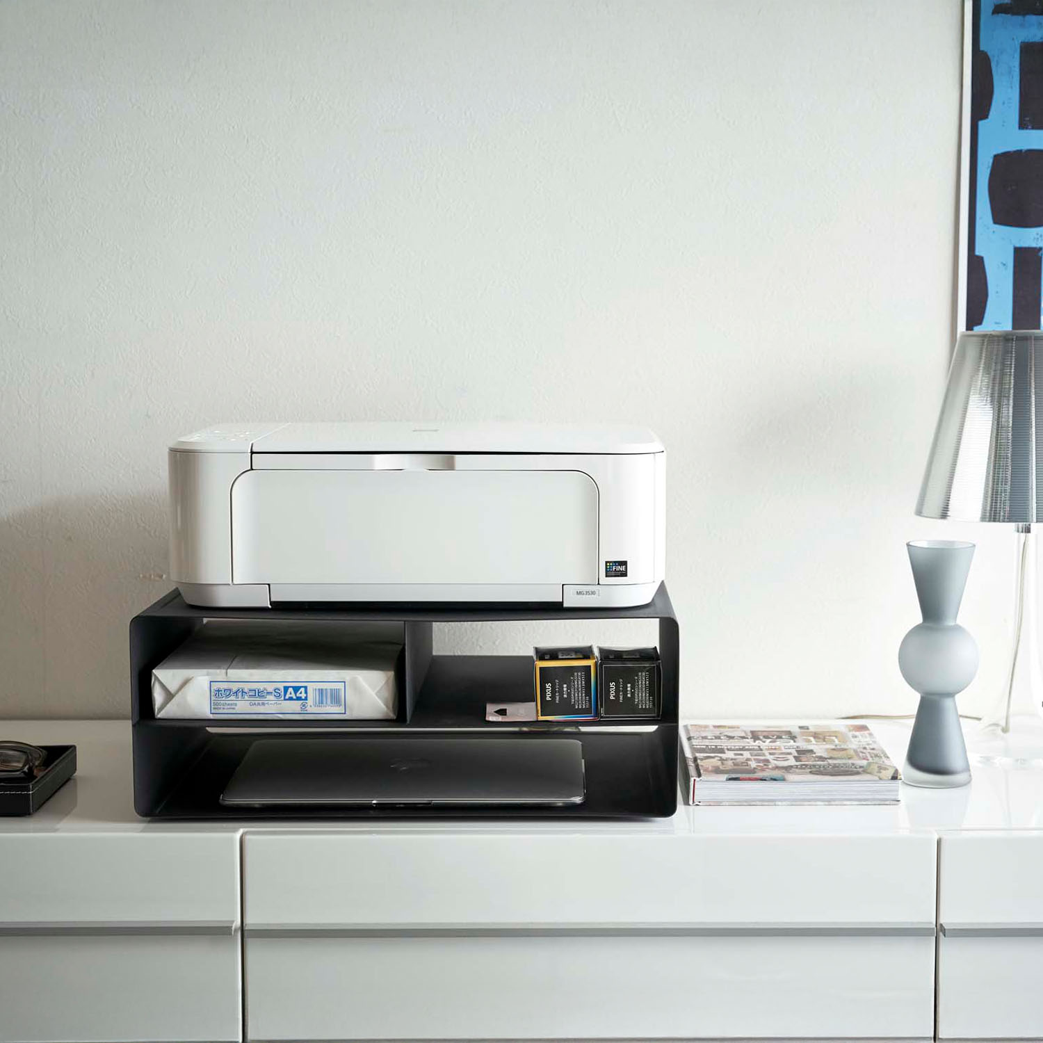 Tower Desktop Printer Stand