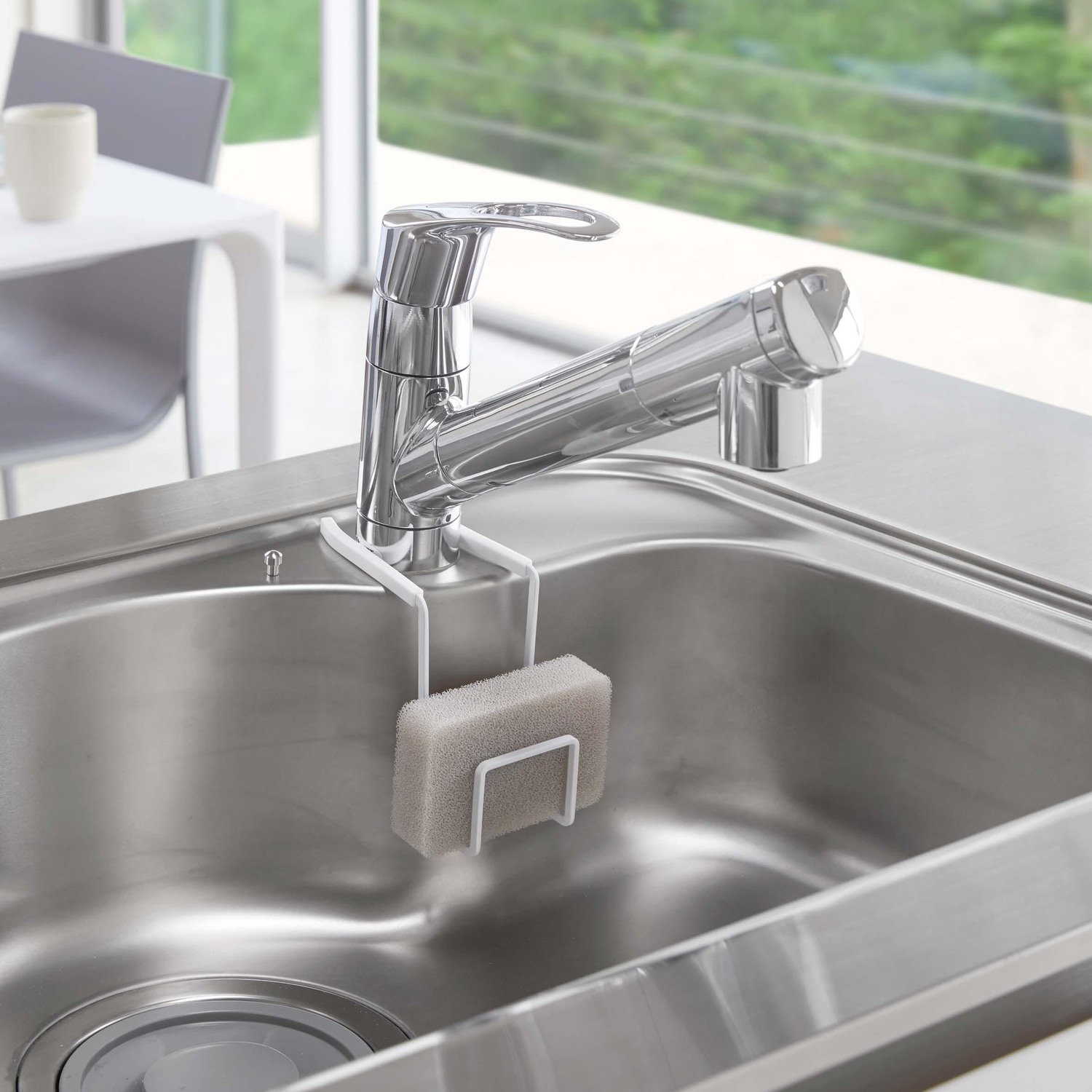 Tower Faucet-Hanging Sponge Holder