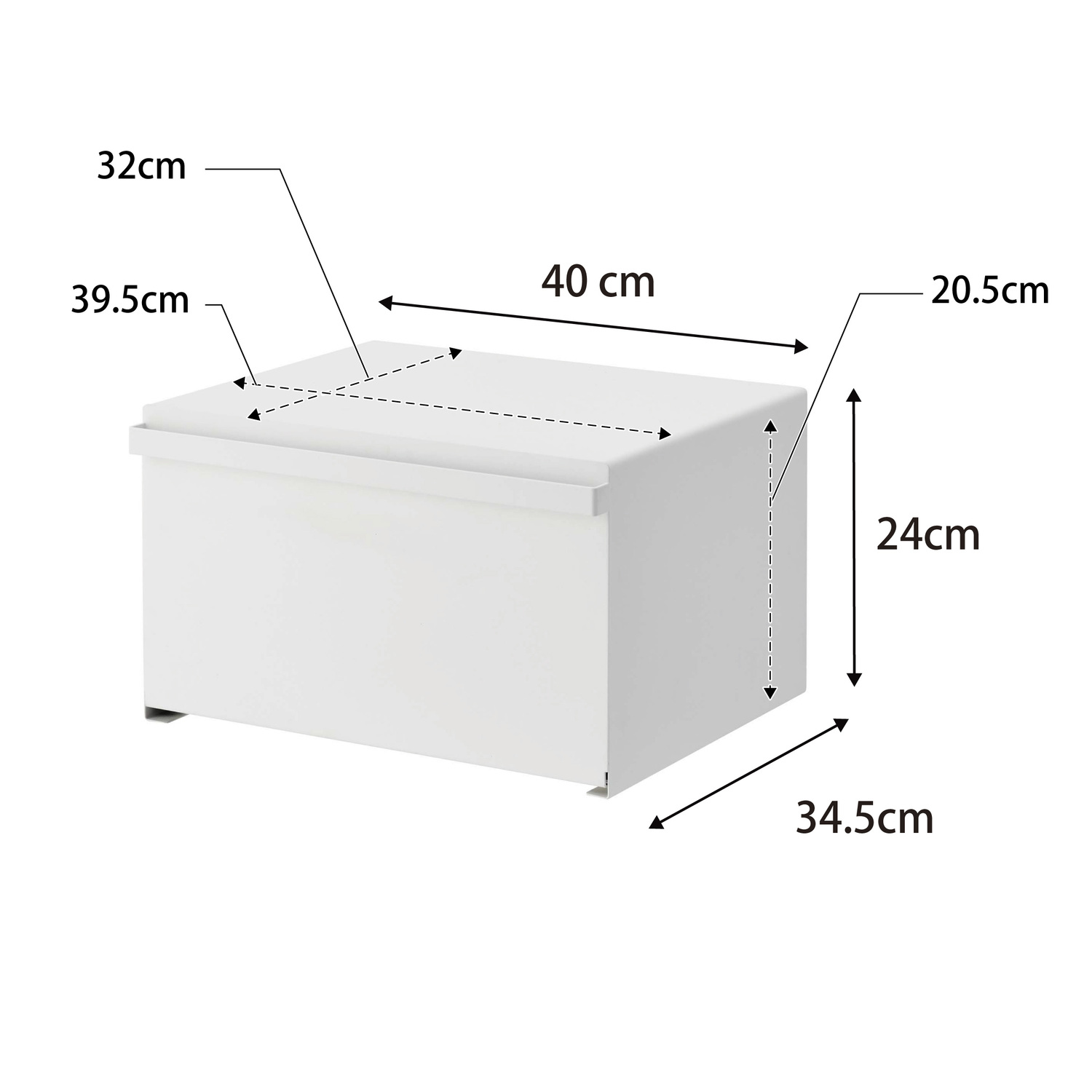 빵 보관함 다용도 케이스 타워 Size Spec