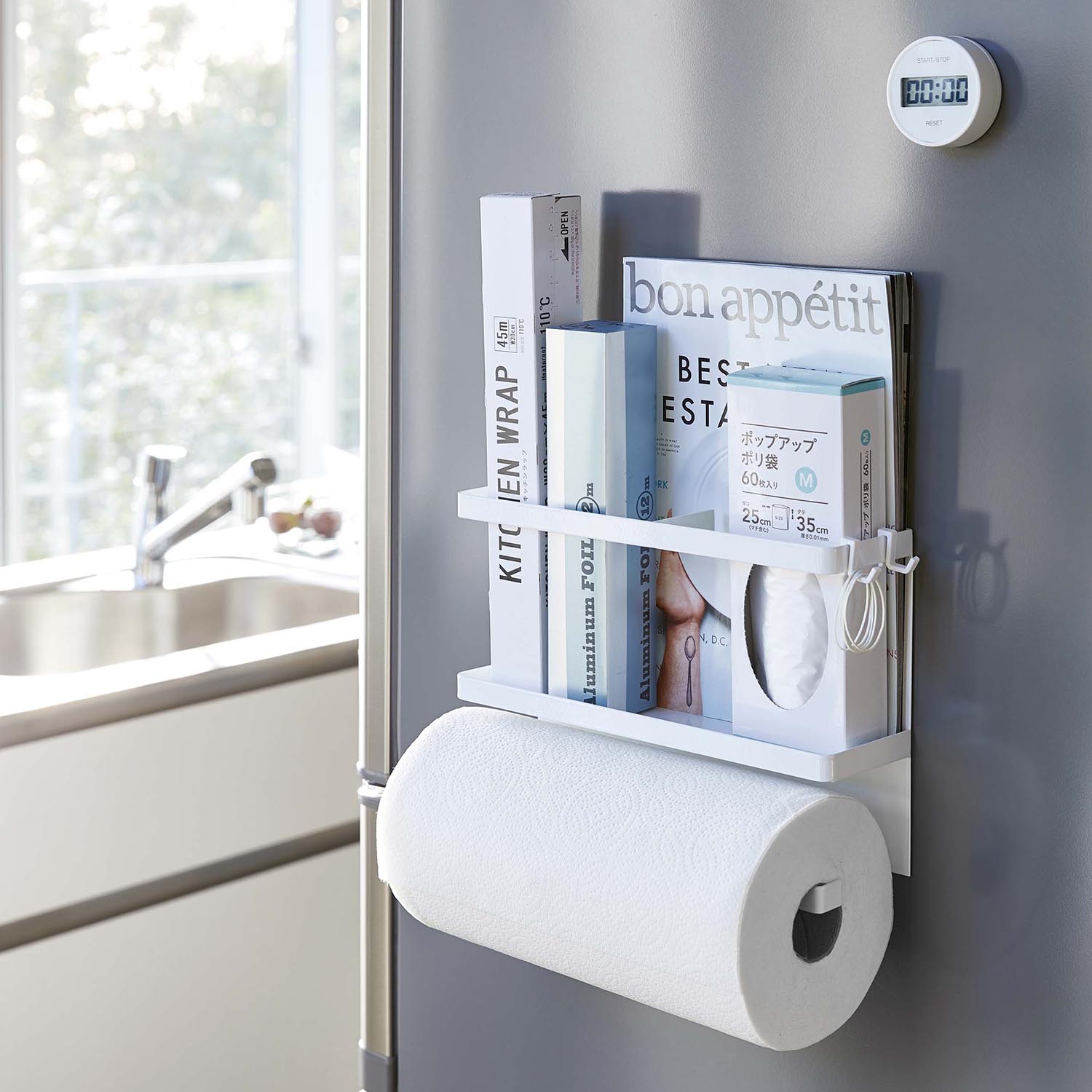 Tower Magnet Wrap & Kitchen Paper Holder