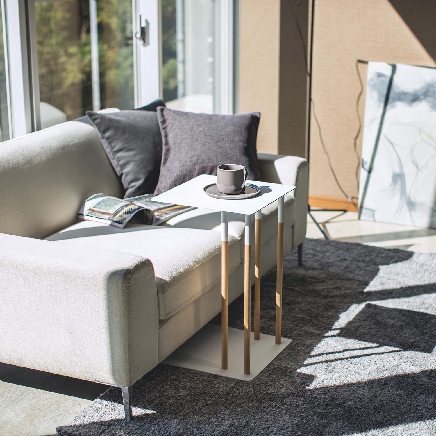 Plain Sliding Side Table