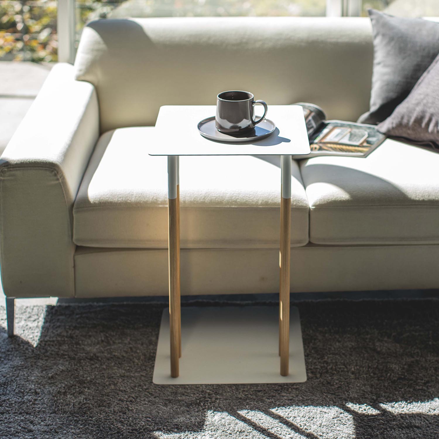 Plain Sliding Side Table