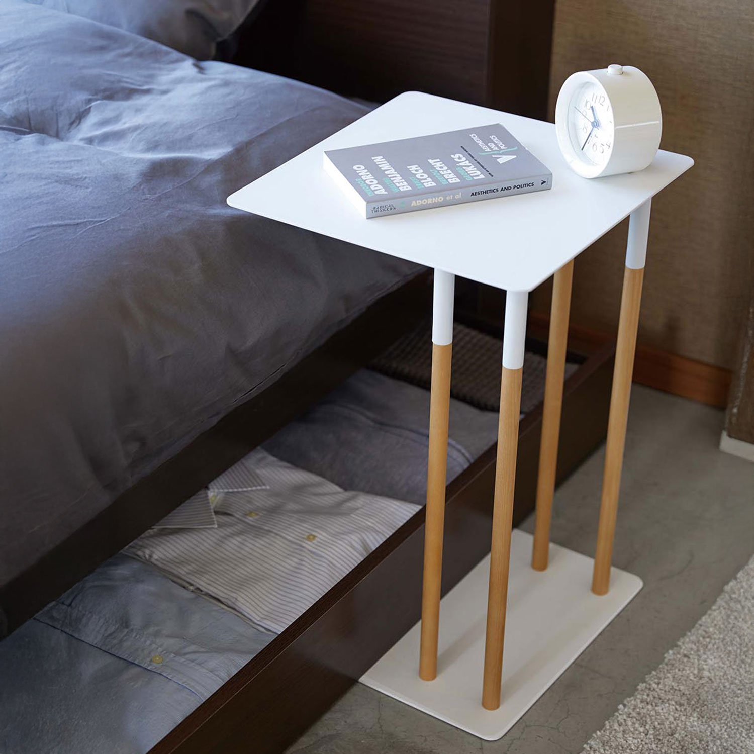 Plain Sliding Side Table