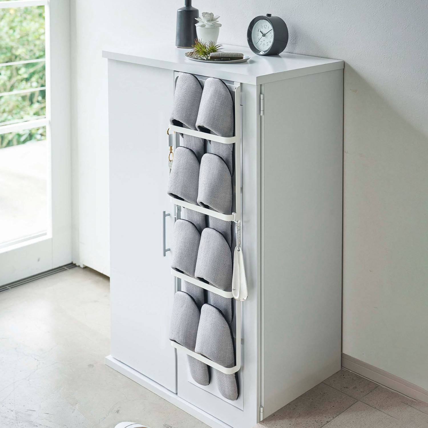 Tower Hanging Slippers Rack