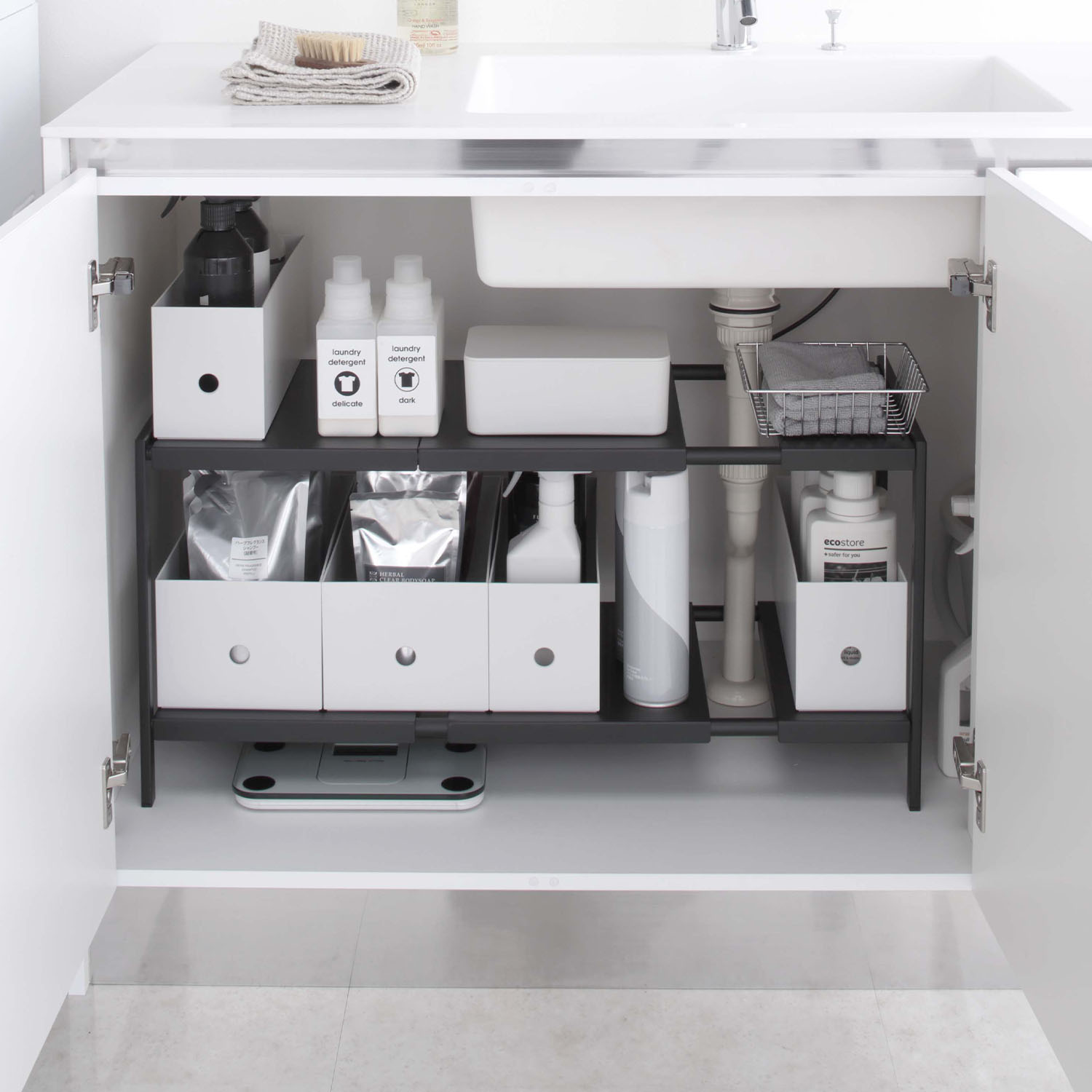 Tower 2-Tier Expandable Organiser