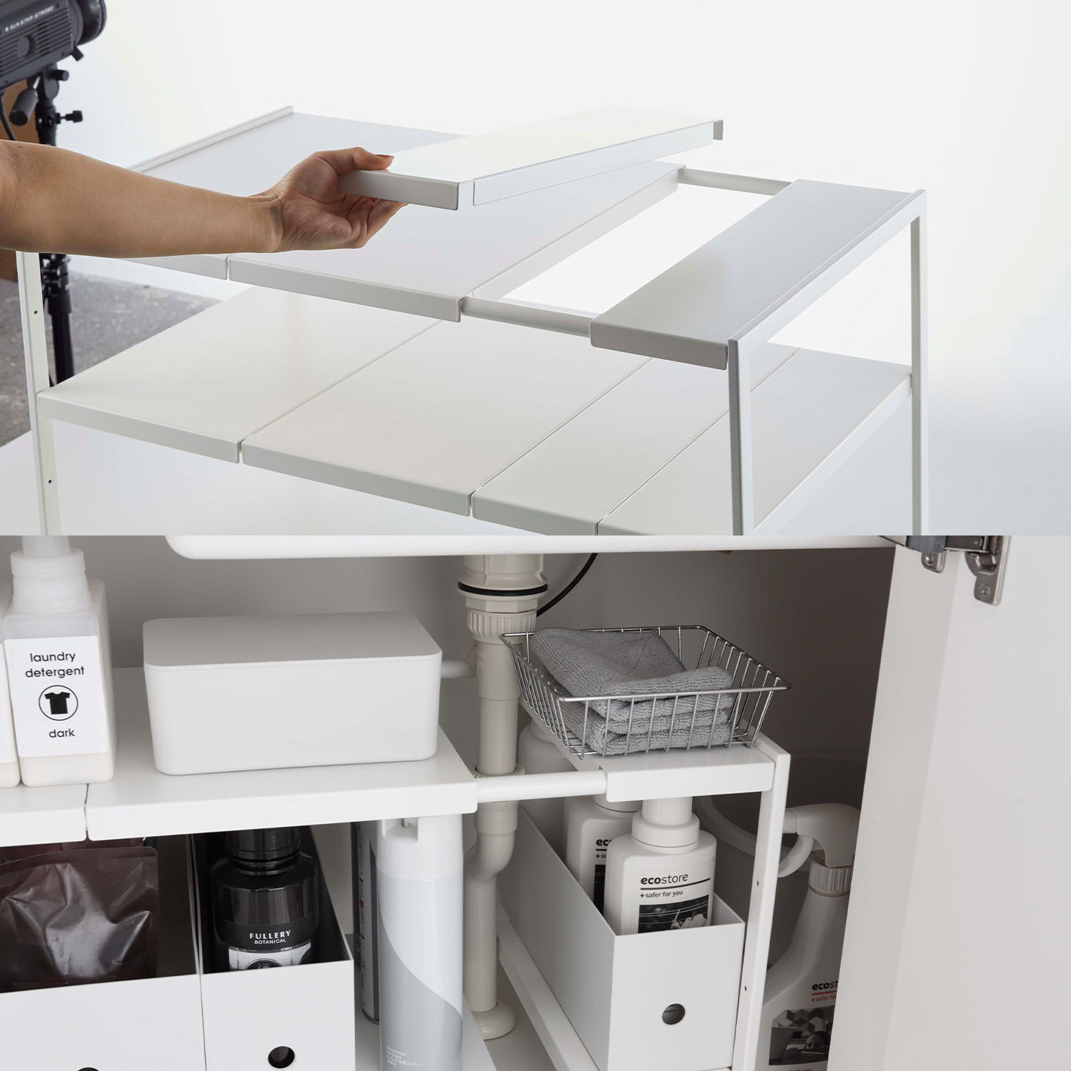 Tower 2-Tier Expandable Organiser
