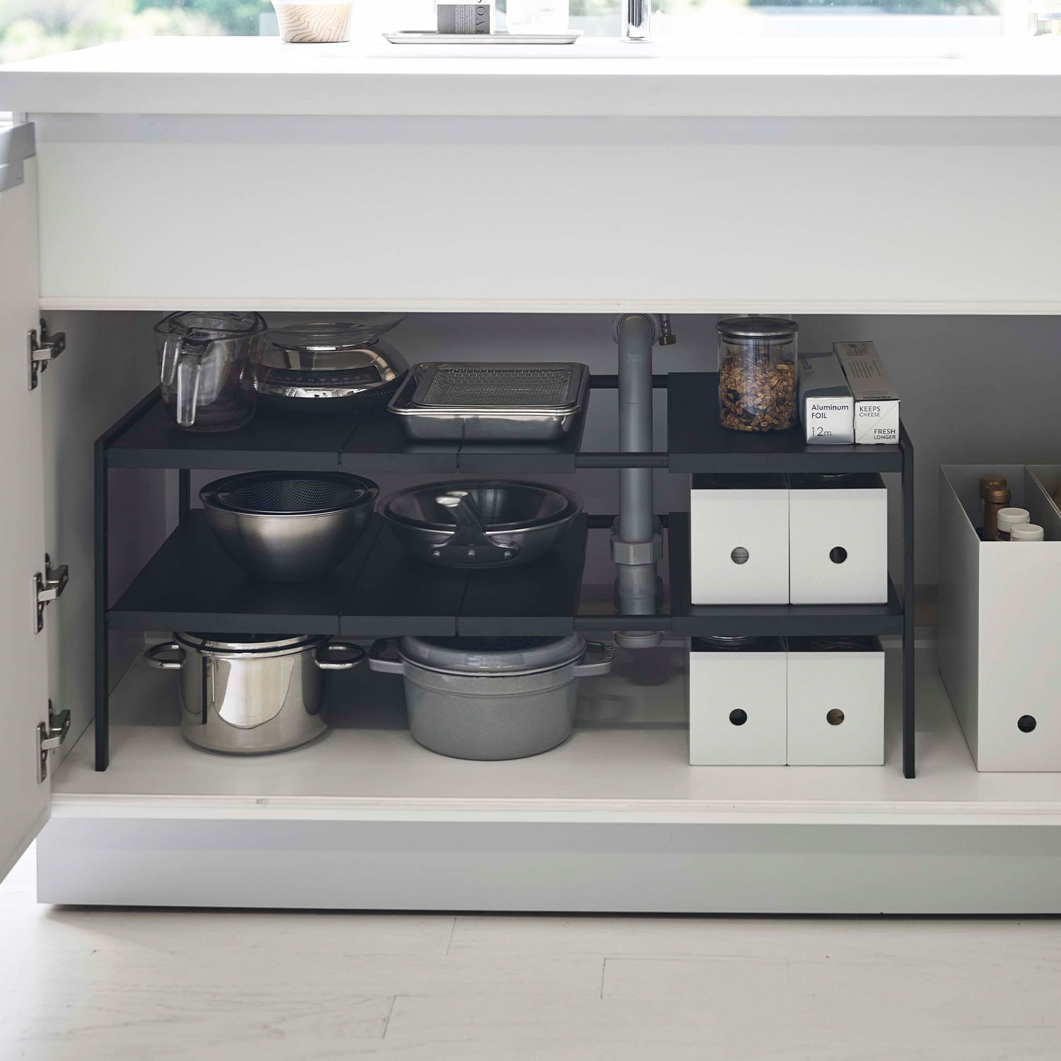 Tower 2-Tier Expandable Organiser