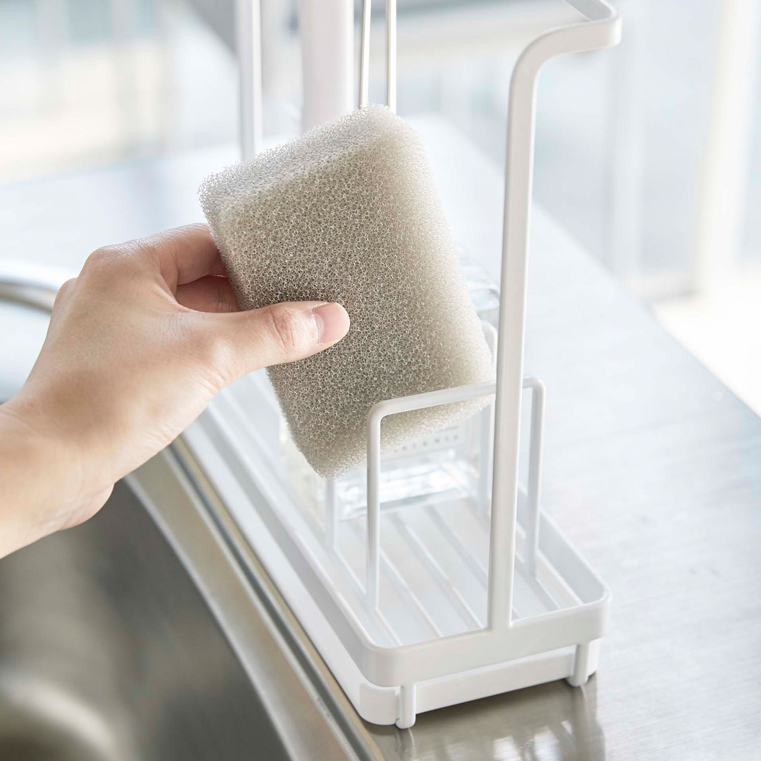 Tower Sponge & Cleaning Tool Stand