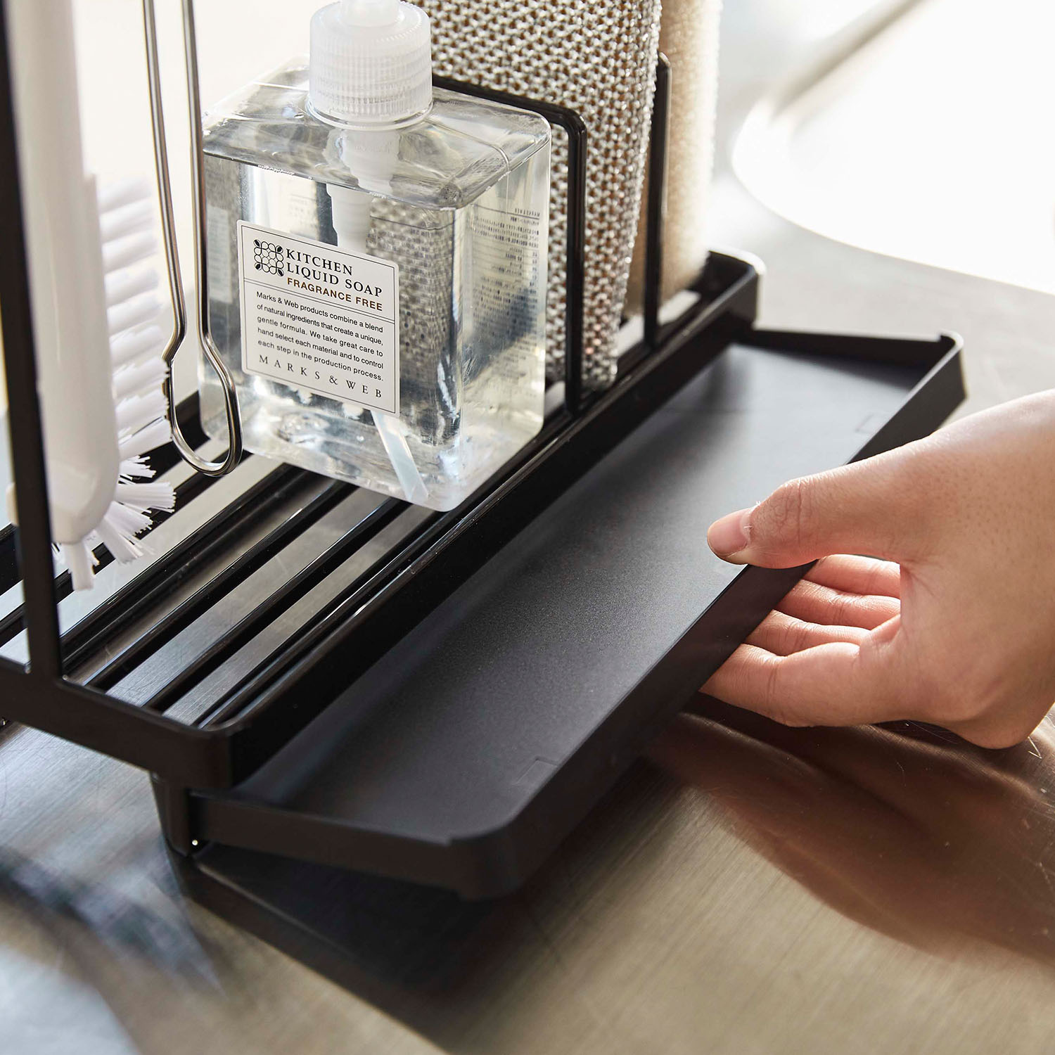 Tower Sponge & Cleaning Tool Stand