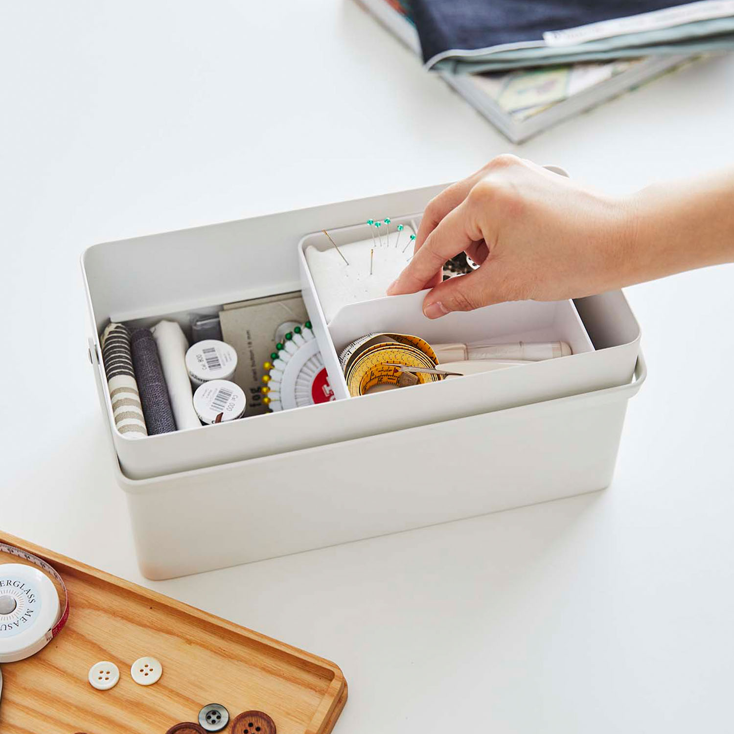 Tower Sewing Box