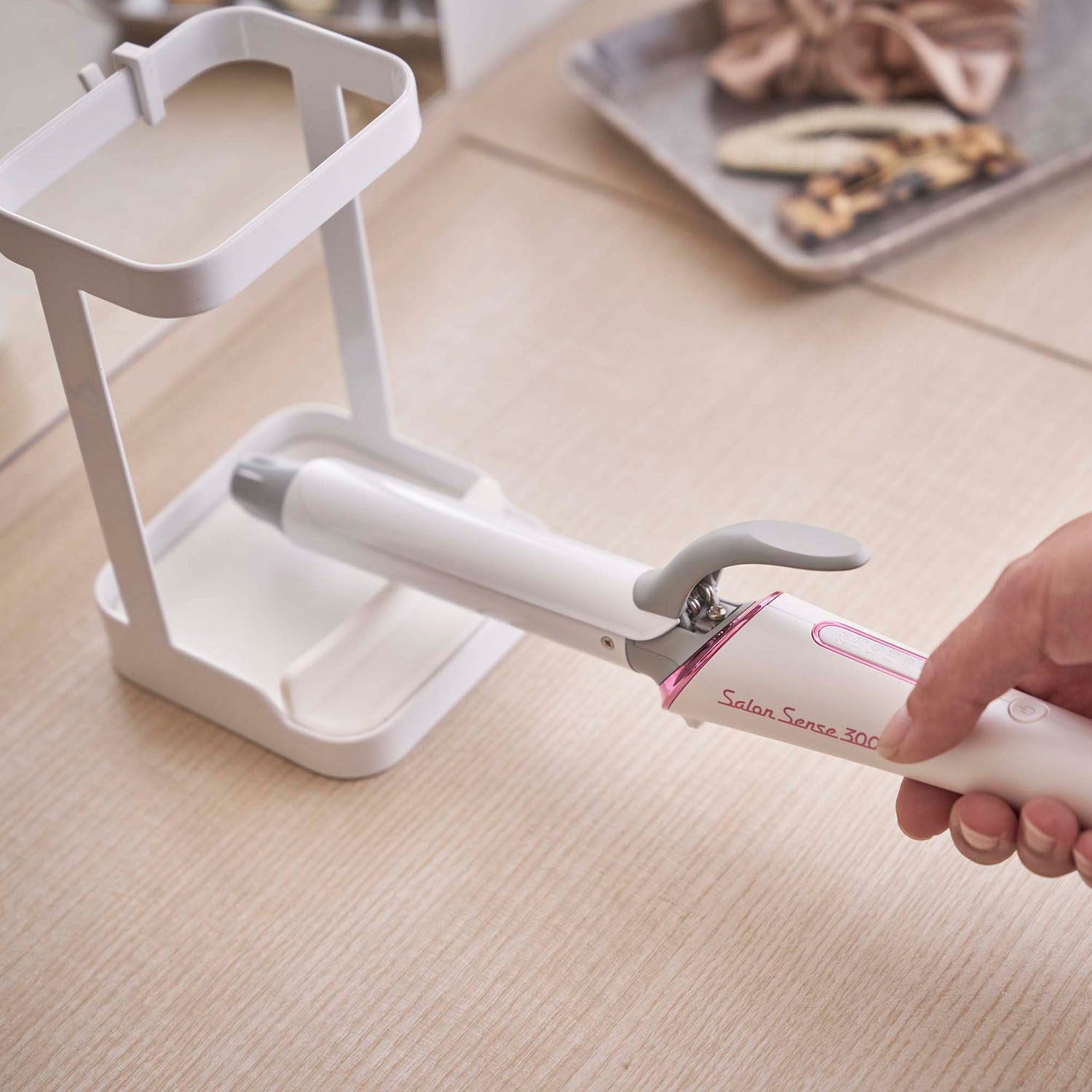 Tower Hair Straightener Stand