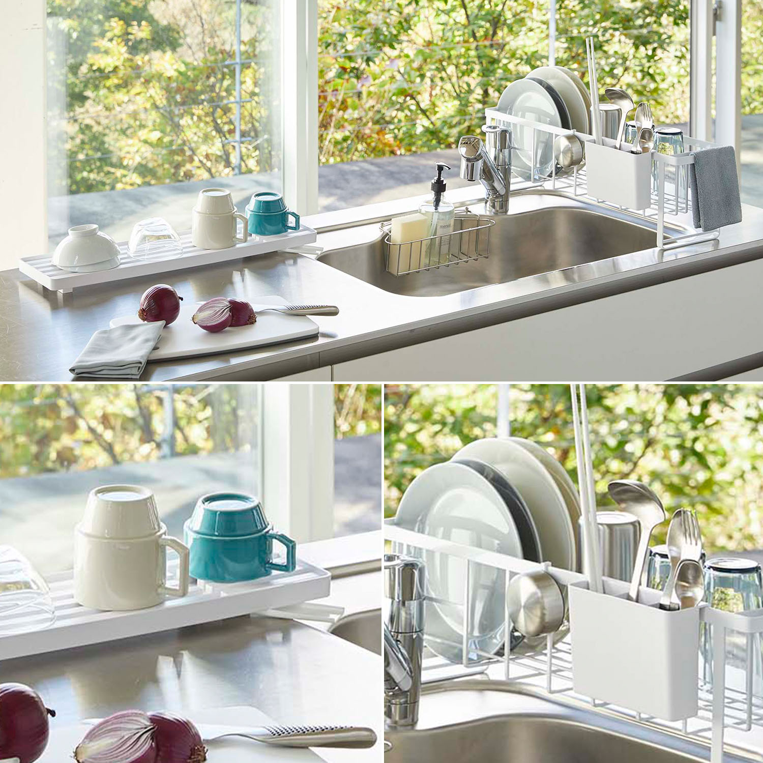 Tower Slim 2-Level Dish Drainer Rack
