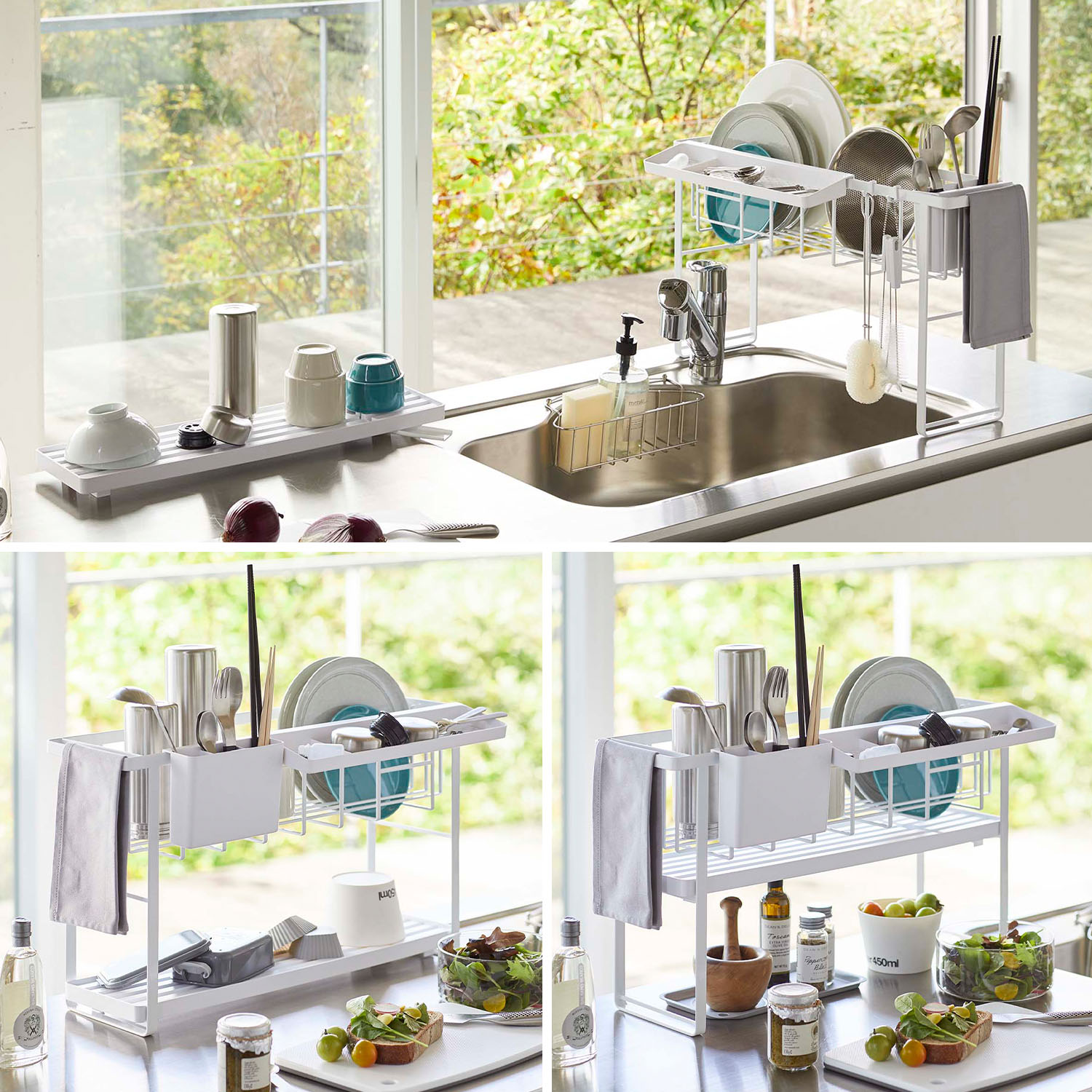 Tower Slim 3Way Drainer Basket