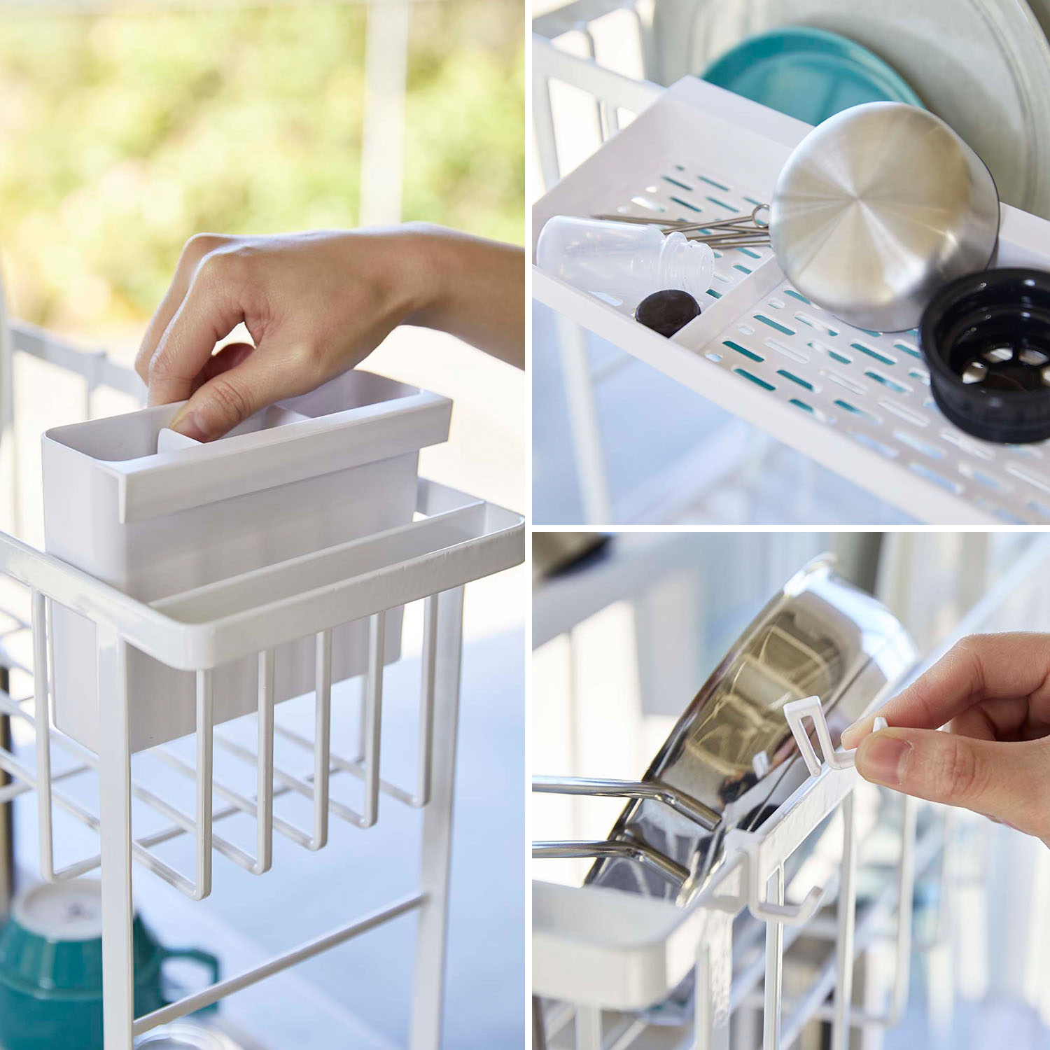 Tower Slim 3Way Drainer Basket