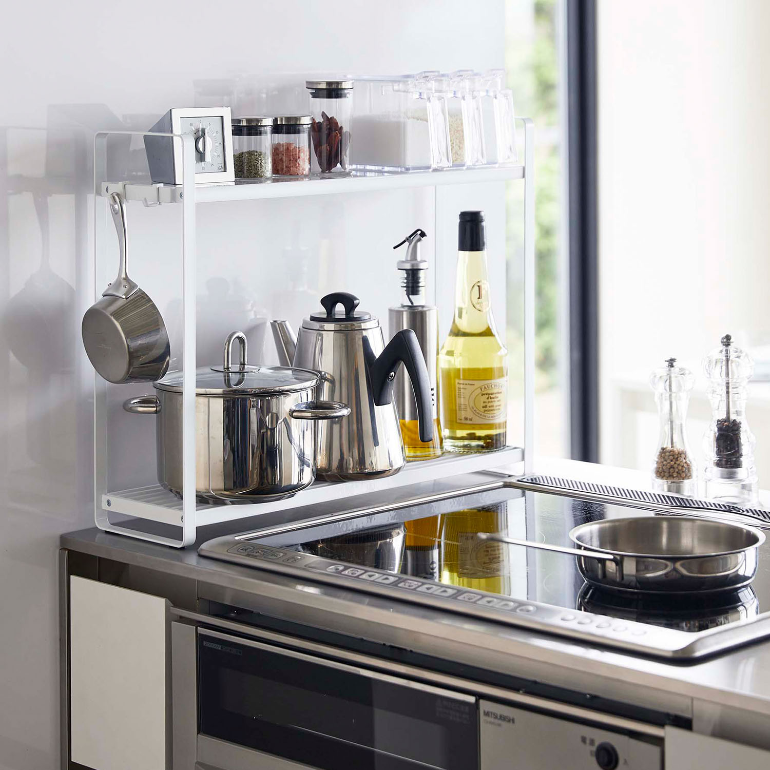 Tower Double Decker Countertop Organiser