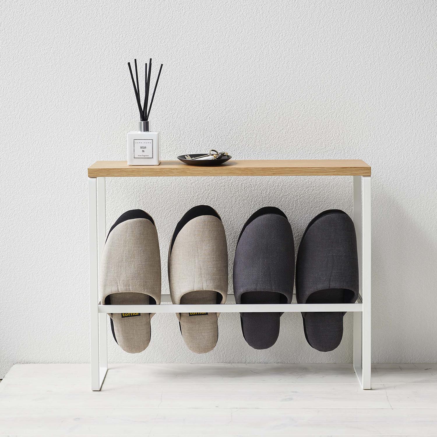 Tower Slipper Storage Shelf