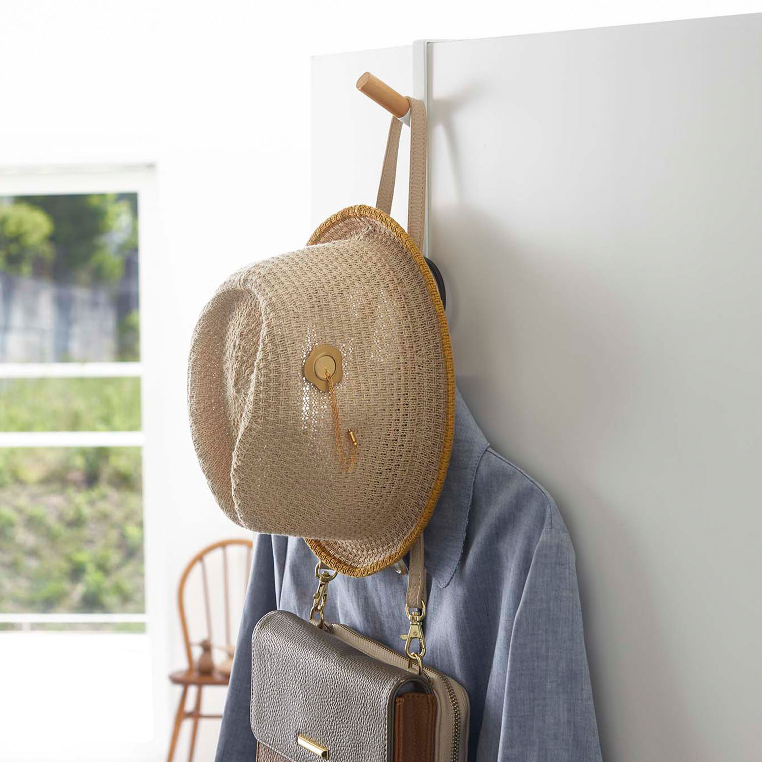 Tower Over-The-Door Wooden Pegs