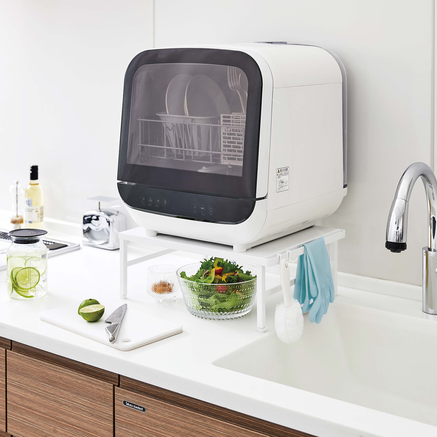Tower Expandable Micro-Dishwasher Riser